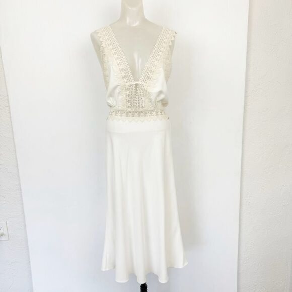 Flora Nikrooz Sleepwear Blythe Nightgown Ivory small - Picture 2 of 11